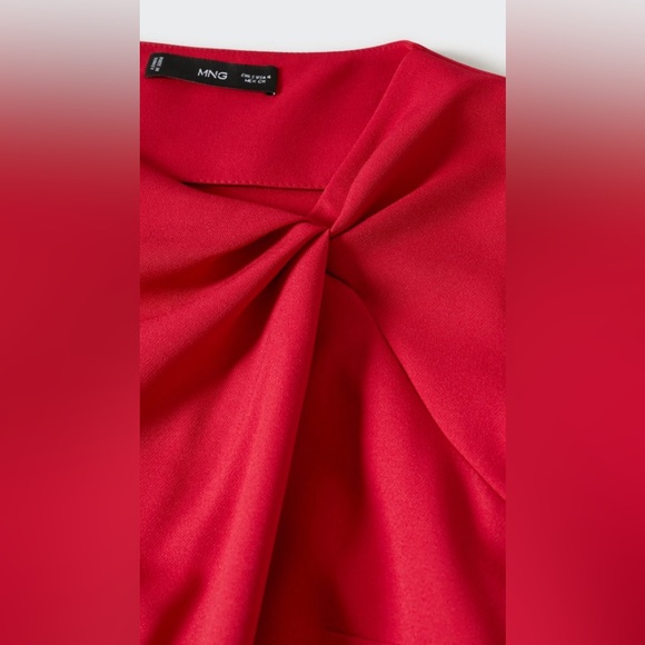 NWT MANGO Ruched detail dress - Picture 6 of 6
